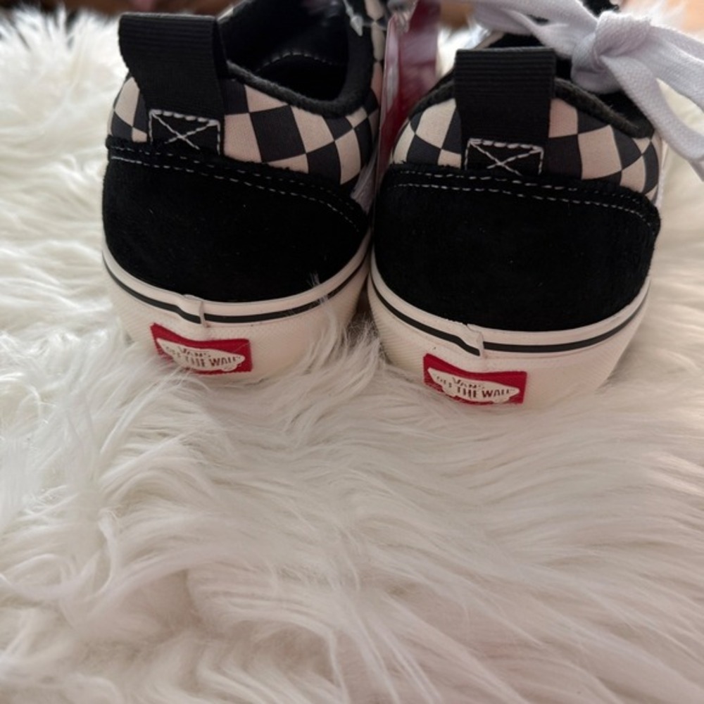 Vans Old Skool MTE 1 Checkerboard Men's Shoes NEW 9.5 Insulated Black White - Picture 3 of 8